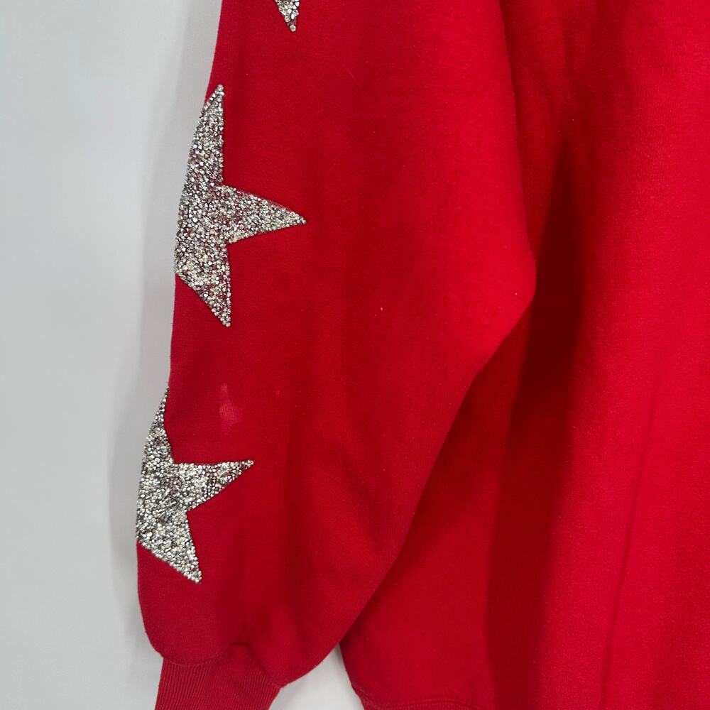Furst of a Kind Lehigh University Sweatshirt Vintage Reworked Oversized Red - Picture 8 of 10